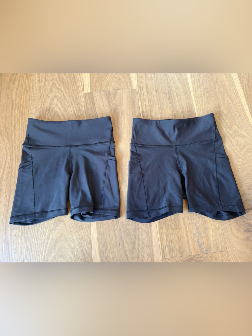 Athleta Black High-Rise 5” Shorts - 2 Pairs